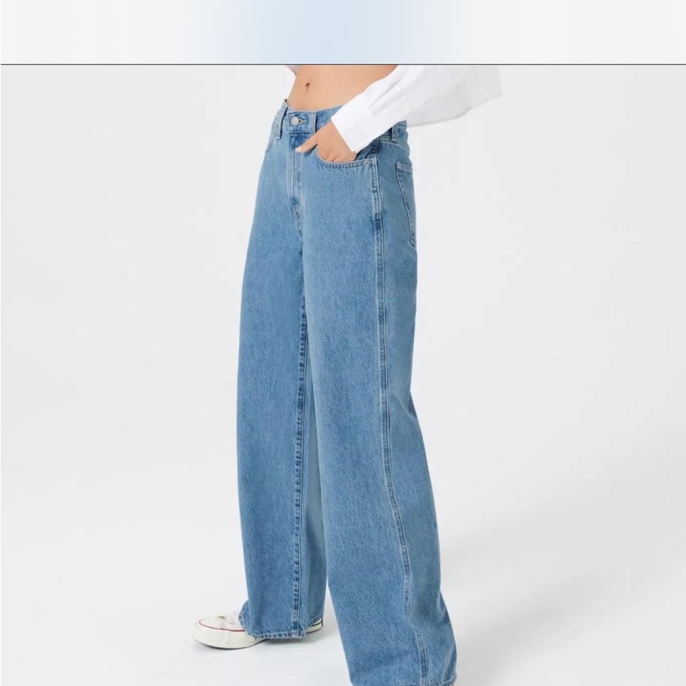 sunday best aritzia baggy low rise jeans